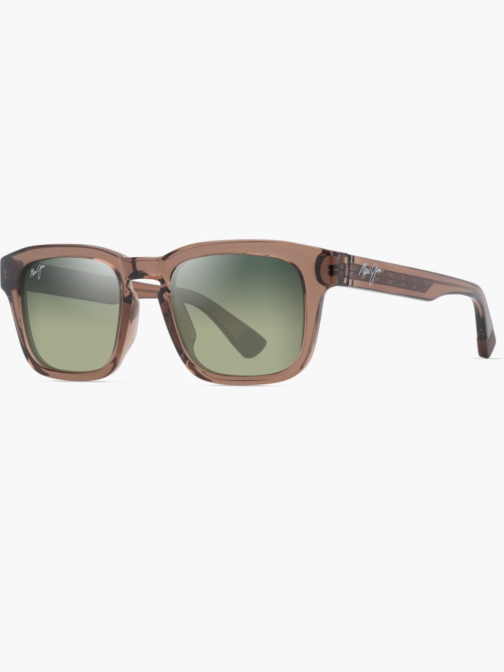 Brand New Maui Jim Maluhia Polarized Sunglasses Shiny Light Brown